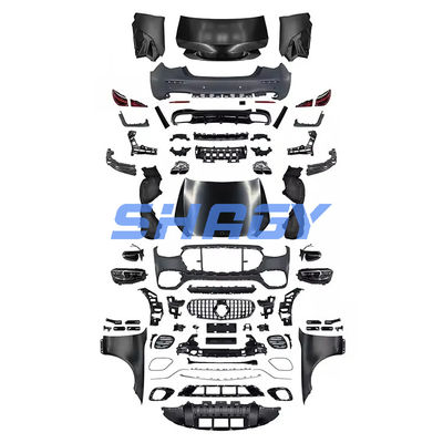 Ws63 Body Kit Für Mercedes Benz W223 Klasse Vorderbumper Gitter Seitenröcke Kapuze